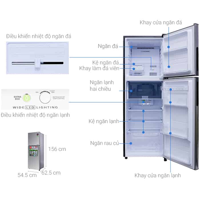 công nghệ không đóng tuyết trên tủ lạnh