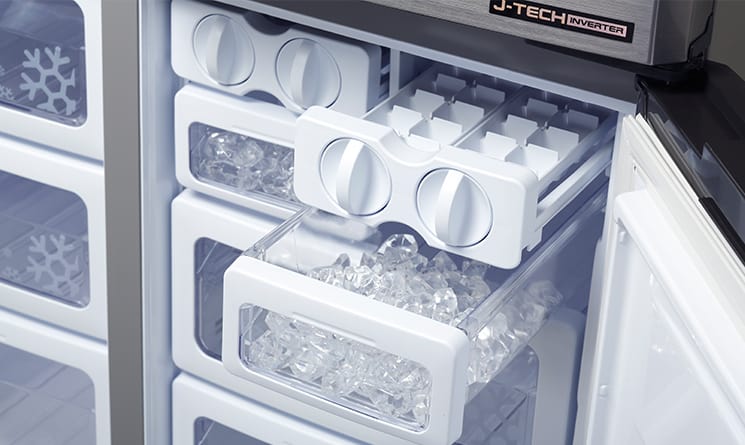 tủ lạnh bị chảNước ngăn đá không đông là một trong những nguyên nhân khiến tủ lạnh chảy nướcy nước