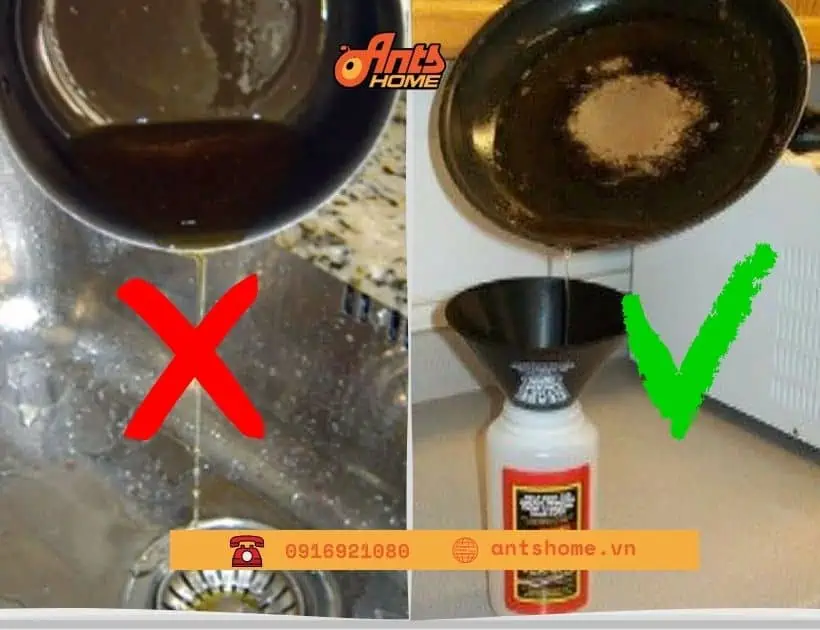 cách xử lý dầu ăn thừa hiệu quả